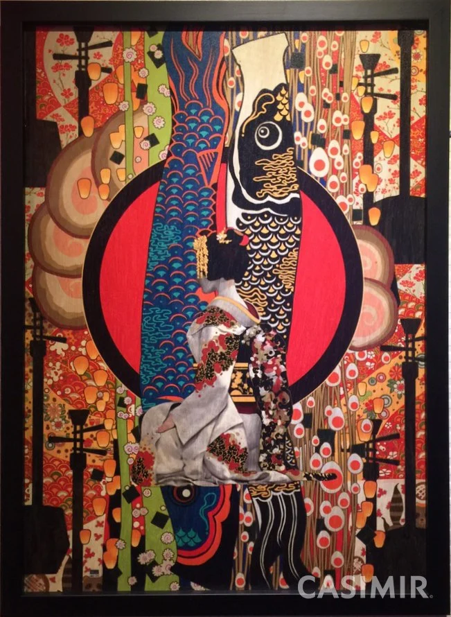 Geisha — mixed media by Casimir