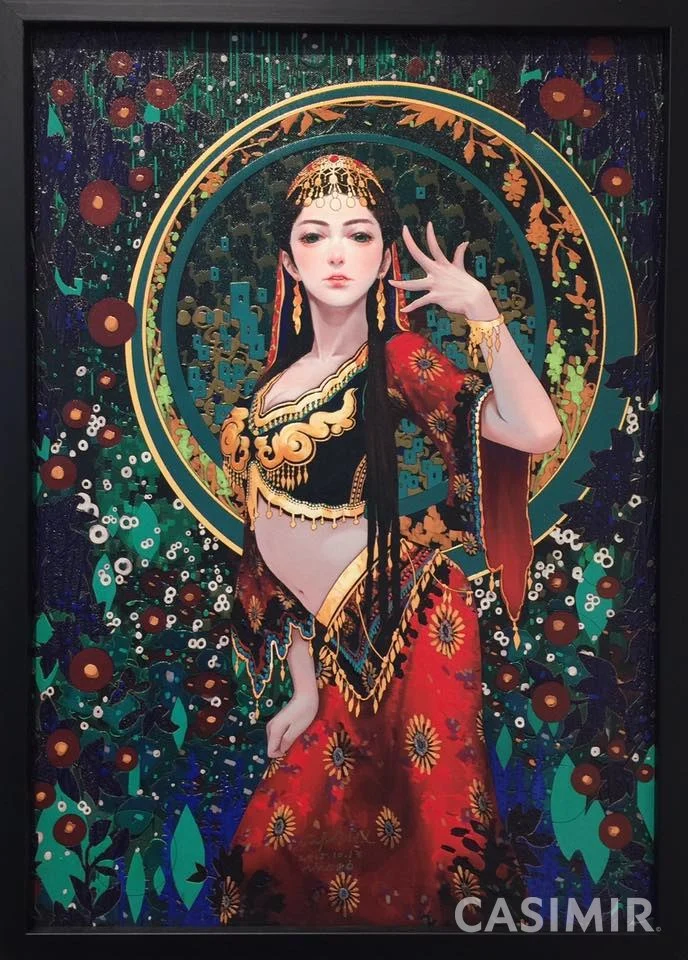 Xing Jiang — mixed media by Casimir